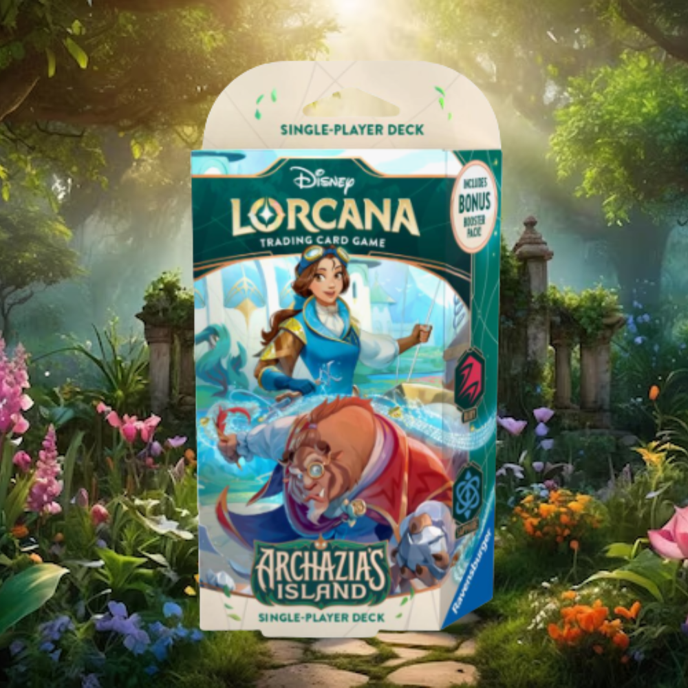 Lorcana Archazia’s Island Starter Deck – Ruby & Sapphire