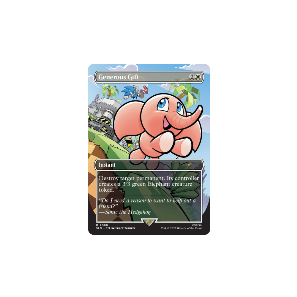 Magic: The Gathering Secret Lair X Sonic – Chasing Adventure Foil