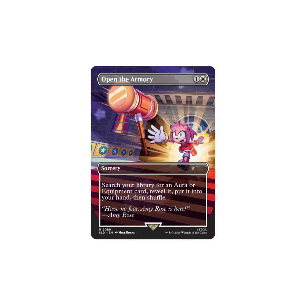 Magic: The Gathering Secret Lair X Sonic – Chasing Adventure Foil
