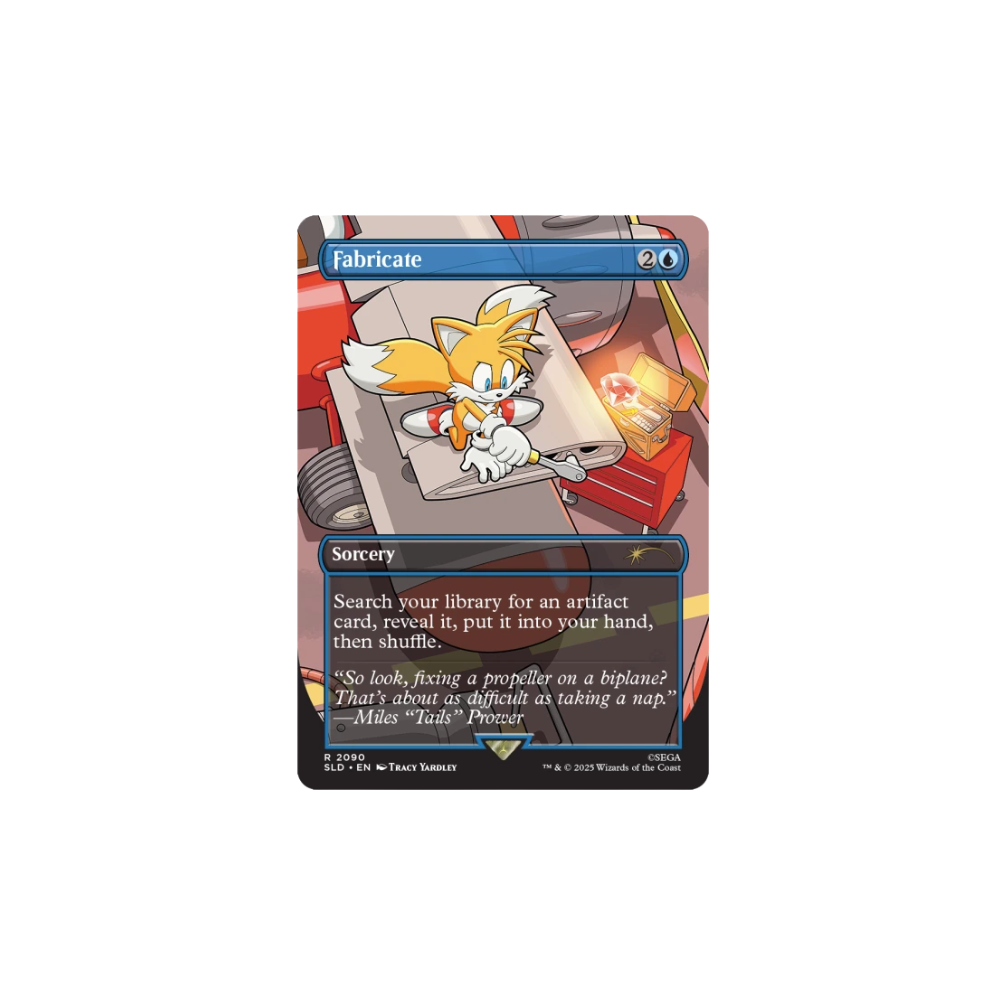 Magic: The Gathering Secret Lair X Sonic – Chasing Adventure Foil