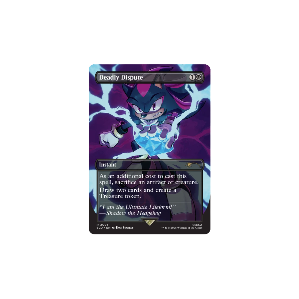 Magic: The Gathering Secret Lair X Sonic – Chasing Adventure Foil