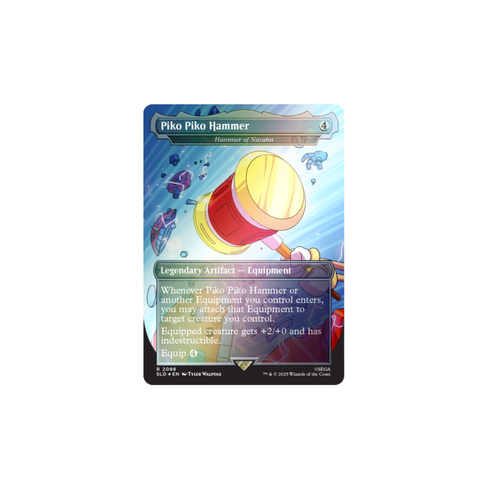 Magic: The Gathering Secret Lair X Sonic – Turbo Gear Foil