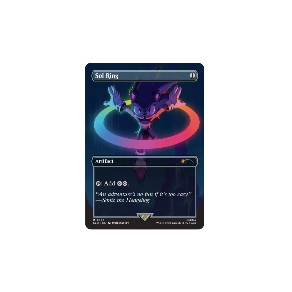 Magic: The Gathering Secret Lair X Sonic – Chasing Adventure Foil