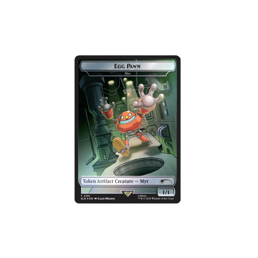 Magic: The Gathering Secret Lair X Sonic – Turbo Gear Foil