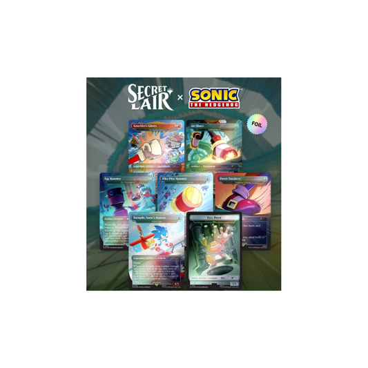 Magic: The Gathering Secret Lair X Sonic – Turbo Gear Foil