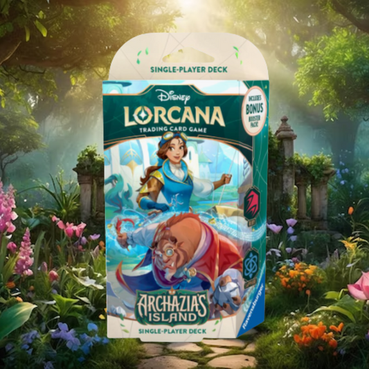 Lorcana Archazia’s Island Starter Deck – Ruby &amp; Sapphire