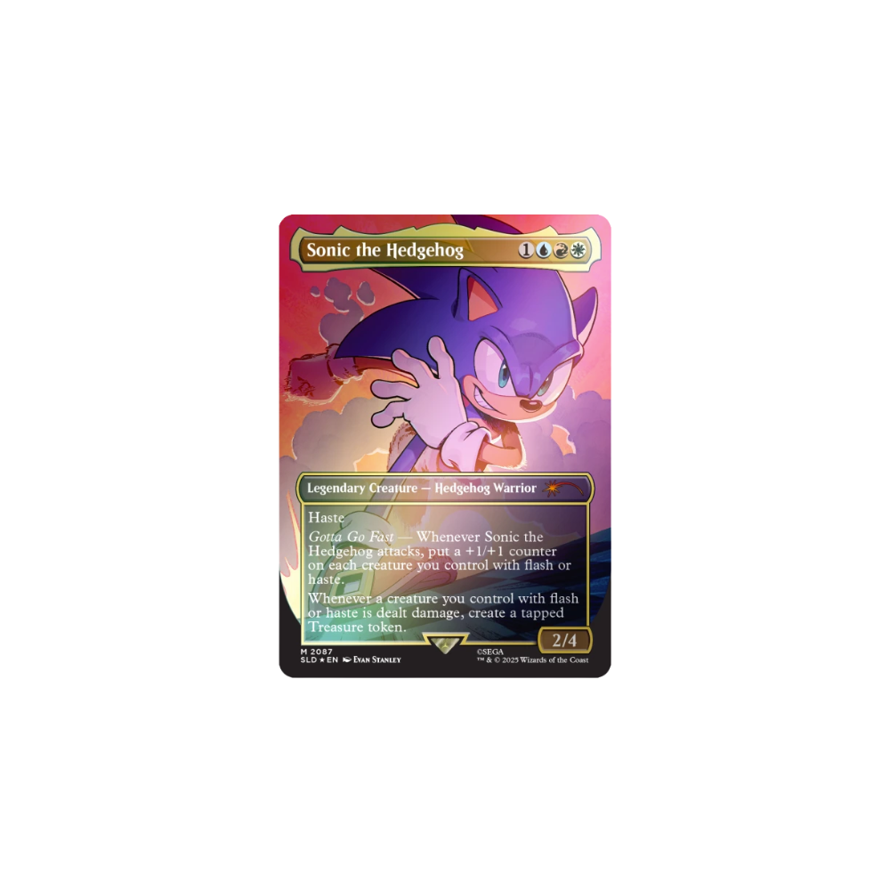 MTG Secret Lair x Sonic: Friends & Foes — Foil Edition