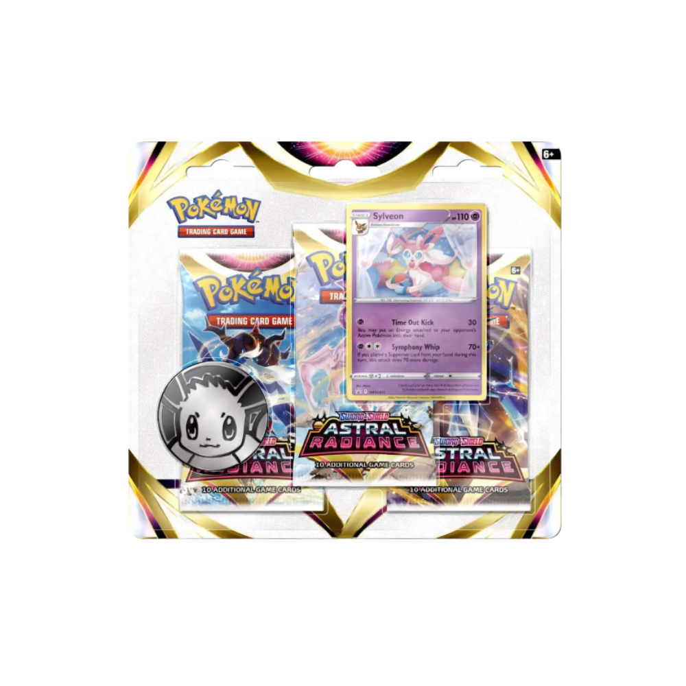 Pokemon Sword & Shield Astral Radiance Sylveon Special Edition [3 Booster Packs & 1 Foil Promo Card]